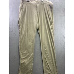 Eddie Bauer Travex Pants Mens 38x34 Beige Hiking Nylon Spandex Measured 38X34